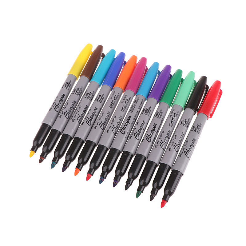 Office Supply Cart - 【6/12pcs Microblading Erasable Skin Marker Pen