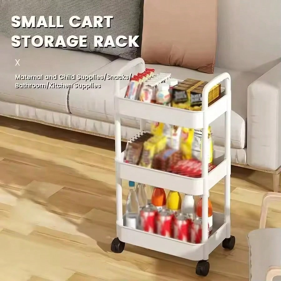 3-Tier Rolling Utility Cart wi - Office Supply Cart 评论和价格