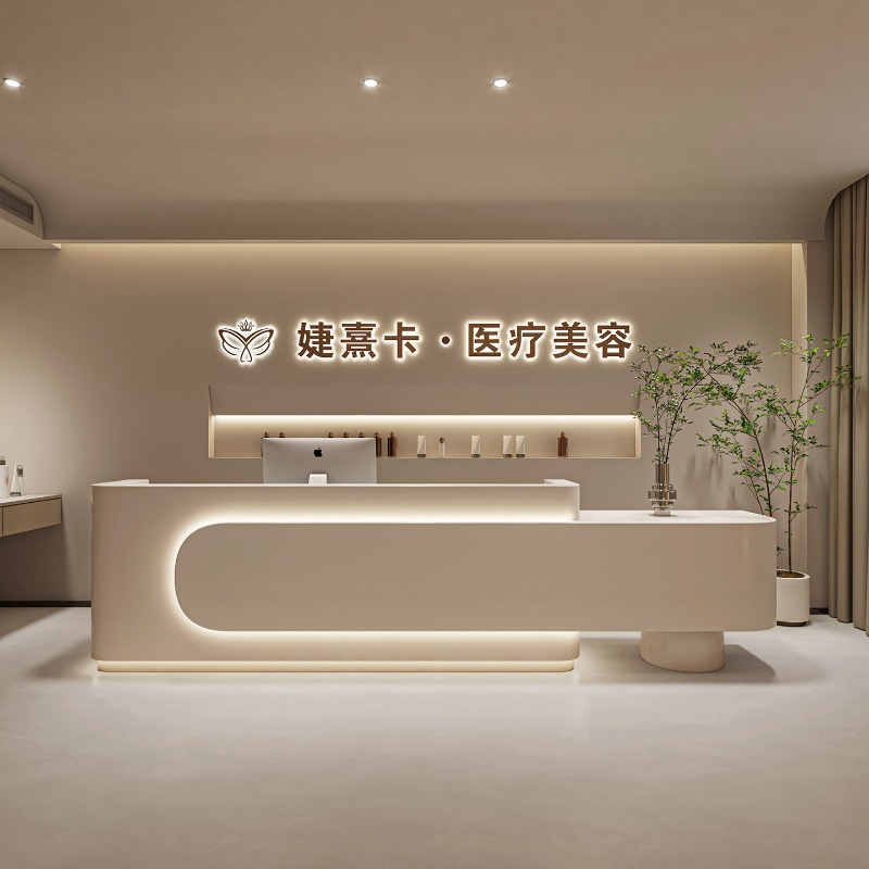 Modern Beauty Salon Reception  - Office Furniture Store 评论和价格