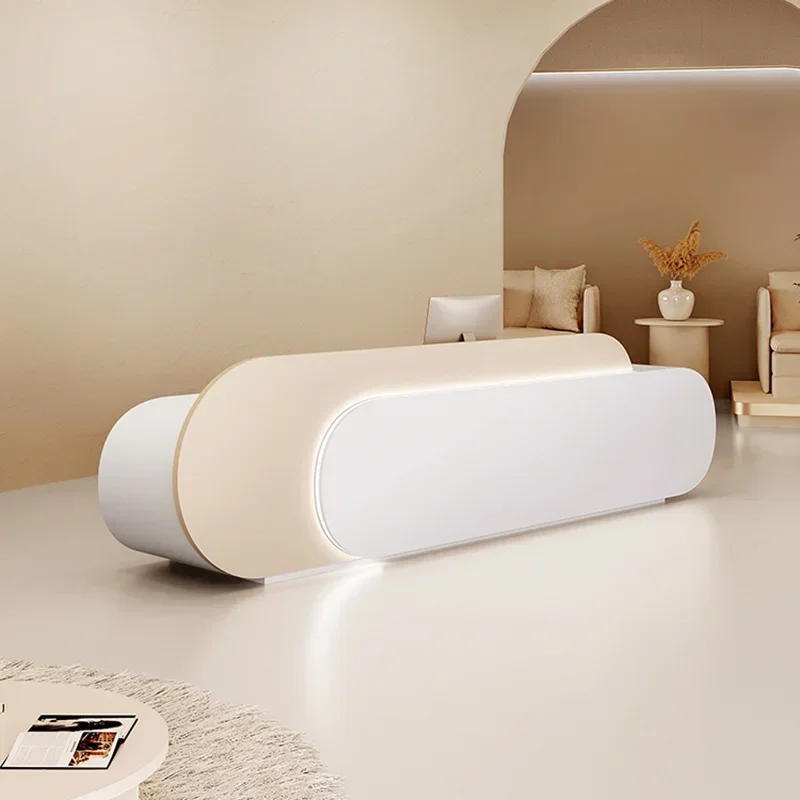 Cream Style Beauty Salon Recep - Office Furniture Store 评论和价格