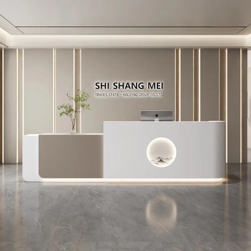 Nordic Cream Style Reception D - Office Furniture Store 评论和价格
