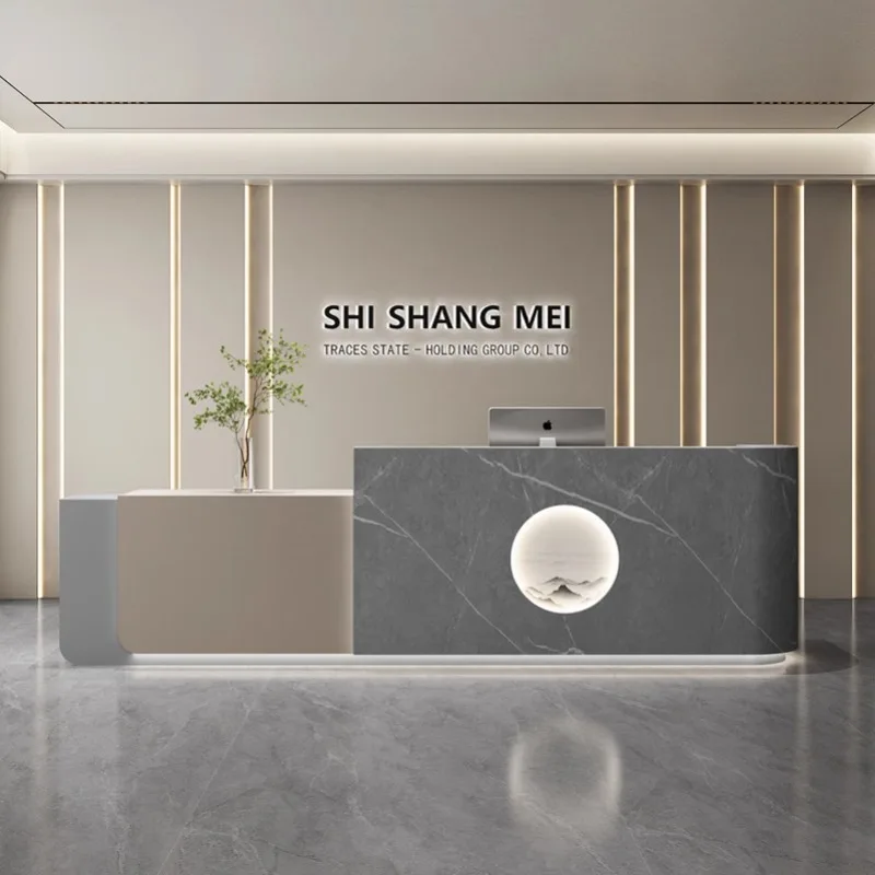 Nordic Cream Style Reception D - Office Furniture Store 评论和价格
