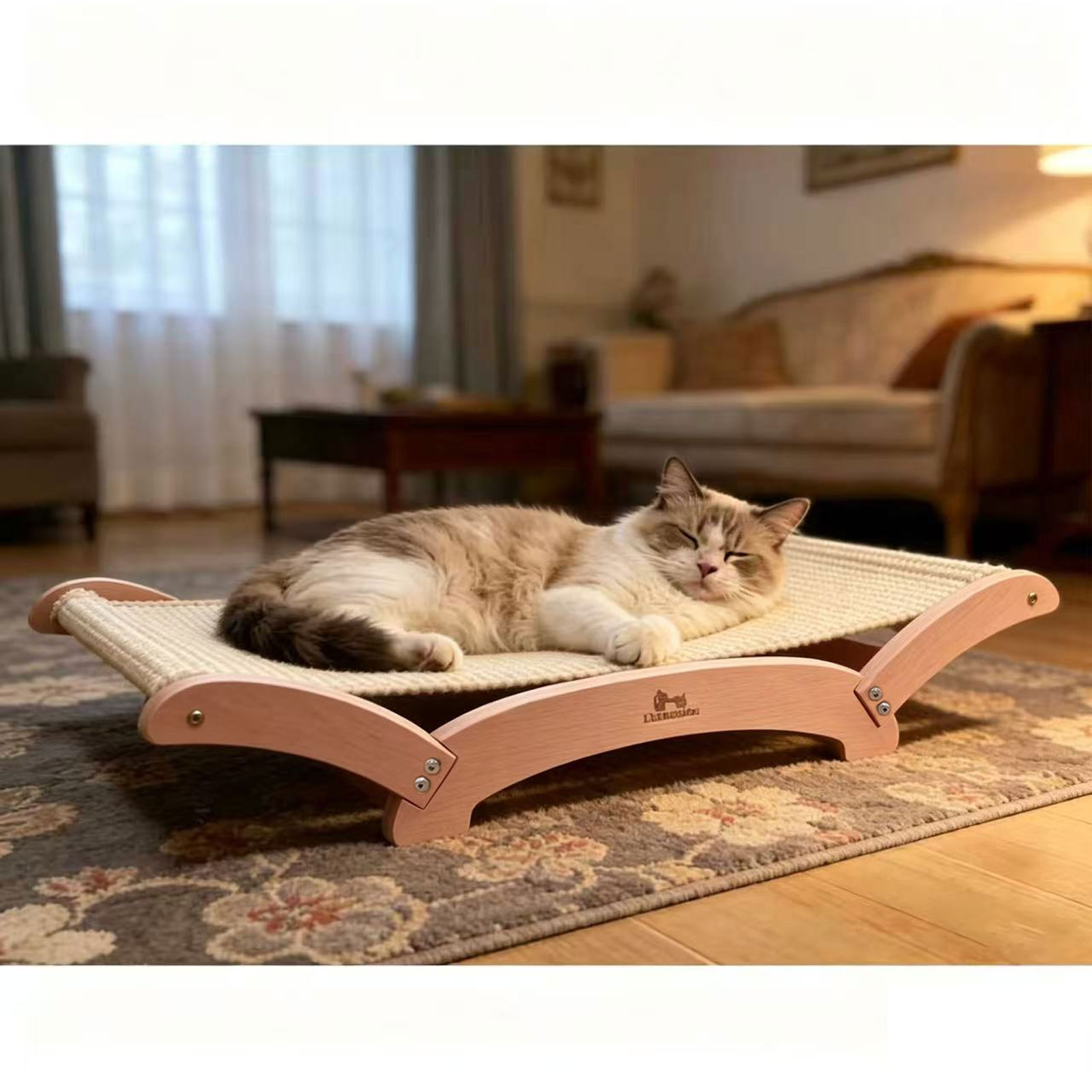 Sisal Cat Scratcher Bed for In - Under Desk Hammock 评论和价格