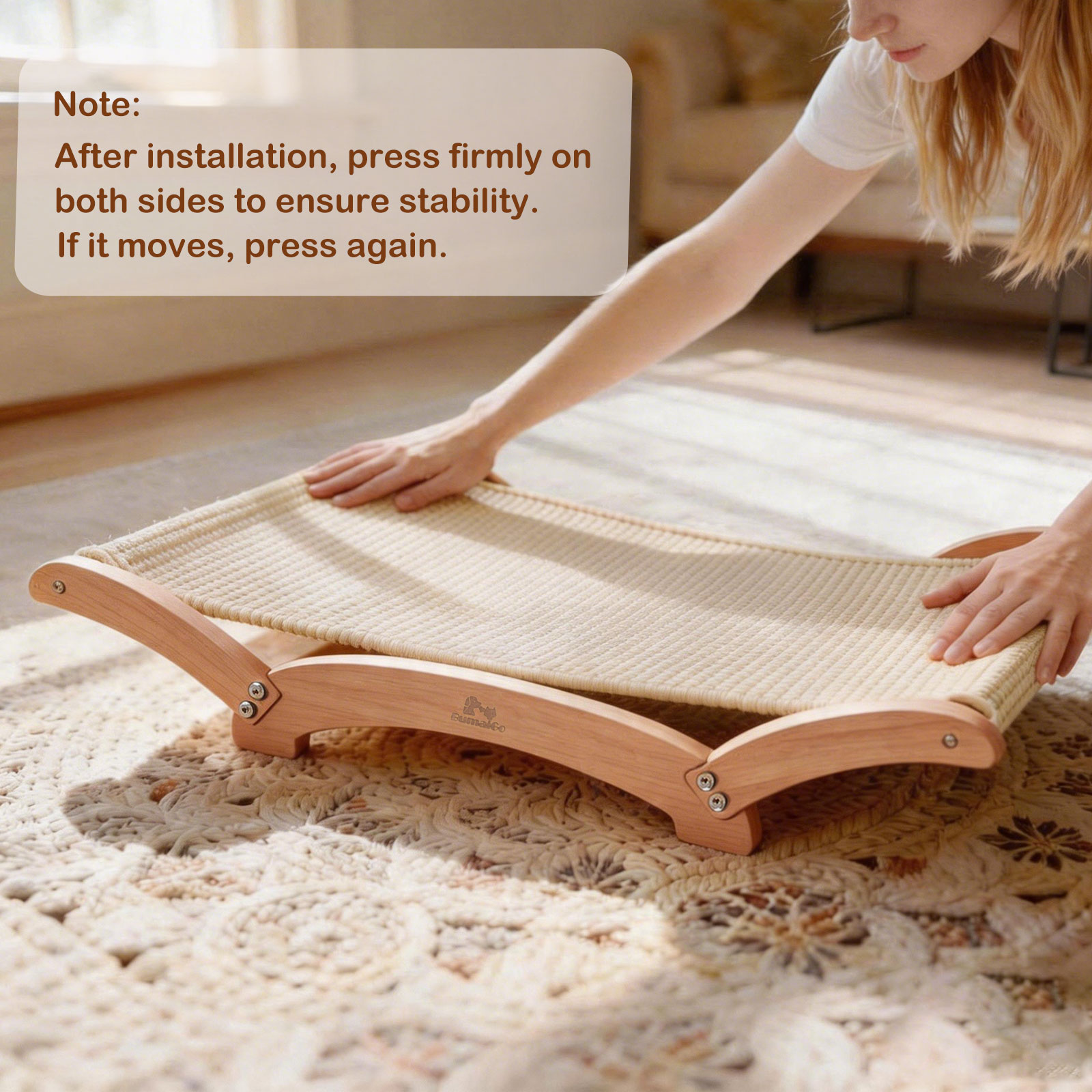 Sisal Cat Scratcher Bed for In - Under Desk Hammock 评论和价格