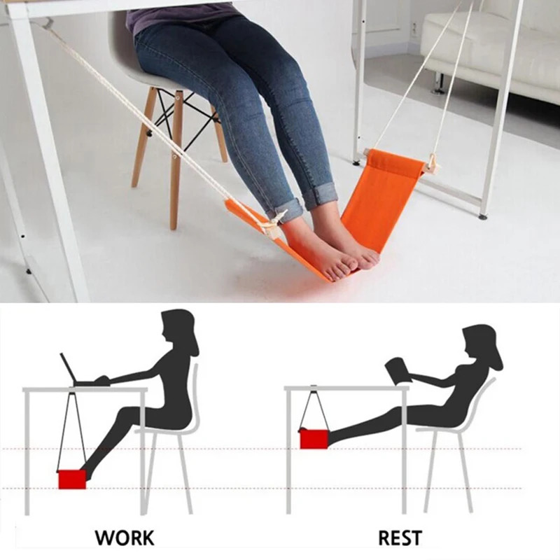 Adjustable Polyester Foot Hamm - Under Desk Hammock 评论和价格