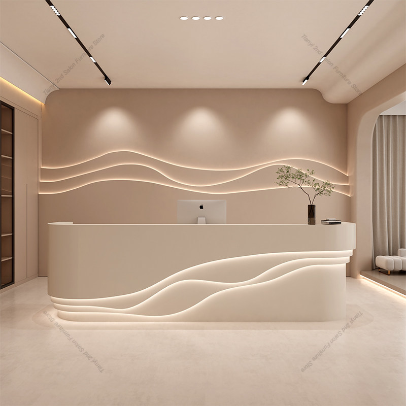 Nordic Cream Style Cashier Cou - Office Furniture Store 评论和价格