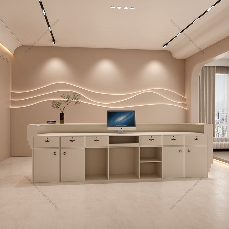 Nordic Cream Style Cashier Cou - Office Furniture Store 评论和价格