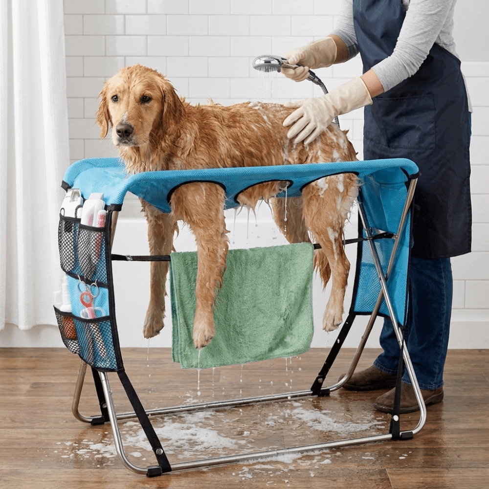 Folding Pet Grooming Hammock A - Under Desk Hammock 评论和价格