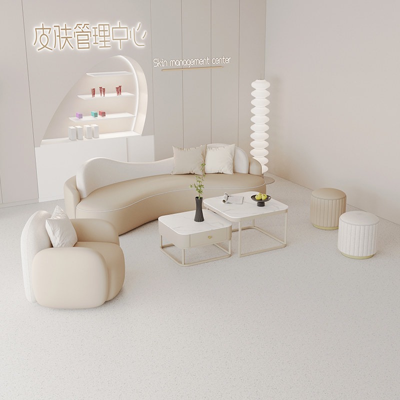Nordic Cream Style Beauty Salo - Office Furniture Store 评论和价格